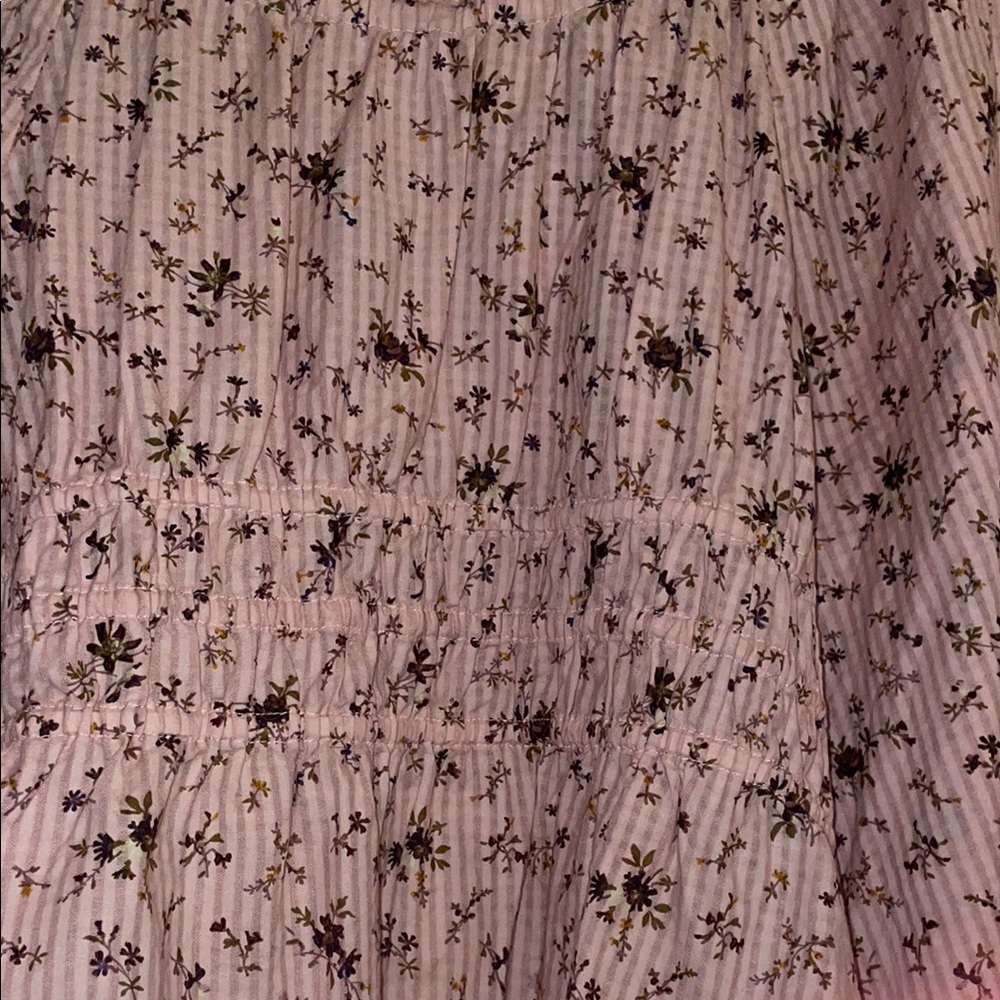 🛑SOLD🛑 Madewell Pink Smocked Blouse with 3/4 Sleeves - Picture 6 of 8